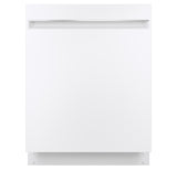 GE  ADA Compliant Stainless Steel Interior Dishwasher with Sanitize Cycle - White (GDT225SGLWW)