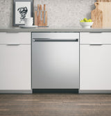 GE ADA Compliant Interior Dishwasher with Sanitize Cycle - Stainless Steel (GDT225SSLSS)