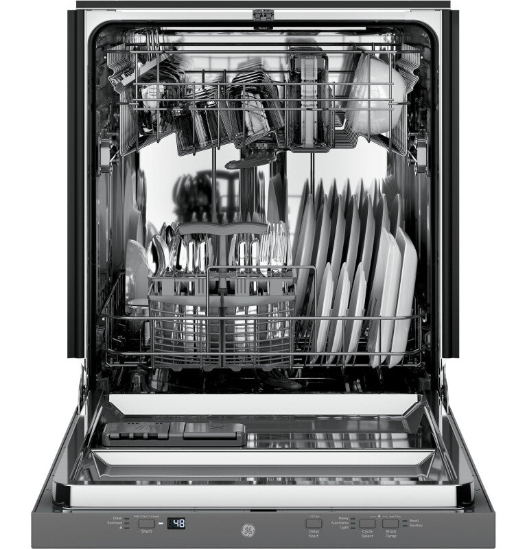 GE ADA Compliant Interior Dishwasher with Sanitize Cycle - Stainless Steel (GDT225SSLSS)