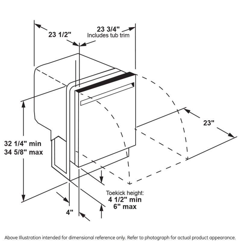 GE ADA Compliant Interior Dishwasher with Sanitize Cycle - Stainless Steel (GDT225SSLSS)