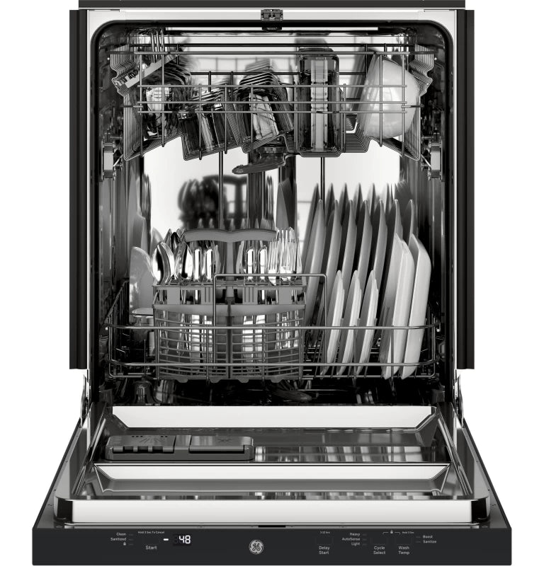 GE ENERGY STAR ADA Compliant Stainless Steel Interior Dishwasher with Sanitize Cycle - Black (GDT226SGLBB)