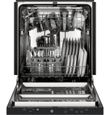 GE ADA Compliant Stainless Steel Interior Dishwasher with Sanitize Cycle - Black (GDT226SGLBB)