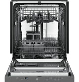 GE ADA Compliant Stainless Steel Interior Dishwasher with Sanitize Cycle - Custom Panels (GDT226SILII)