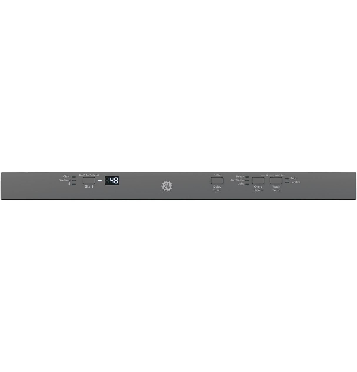 GE  ADA Compliant Stainless Steel Interior Panel-Ready Dishwasher with Sanitize Cycle - Custom Panel and Handle Required (GDT226SILII)