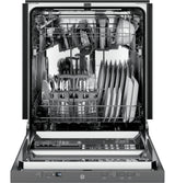 GE  ADA Compliant Stainless Steel Interior Panel-Ready Dishwasher with Sanitize Cycle - Custom Panel and Handle Required (GDT226SILII)