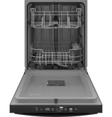 GE  Top Control with Plastic Interior Dishwasher with Sanitize Cycle & Dry Boost - Black (GDT550PGRBB)