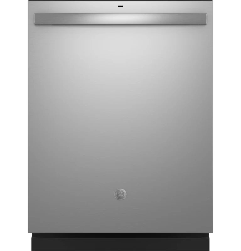 GE Top Control with Plastic Interior Dishwasher with Sanitize Cycle & Dry Boost - Silver (GDT550PYRFS)
