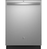 GE Top Control with Plastic Interior Dishwasher with Sanitize Cycle & Dry Boost - Silver (GDT550PYRFS)