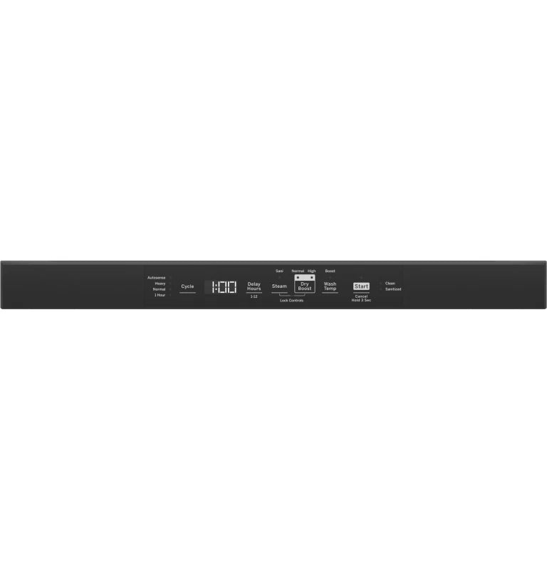 GE Top Control with Plastic Interior Dishwasher with Sanitize Cycle & Dry Boost - Silver (GDT550PYRFS)