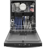 GE  Top Control with Plastic Interior Dishwasher with Sanitize Cycle & Dry Boost - Stainless Steel (GDT550PYRFS)