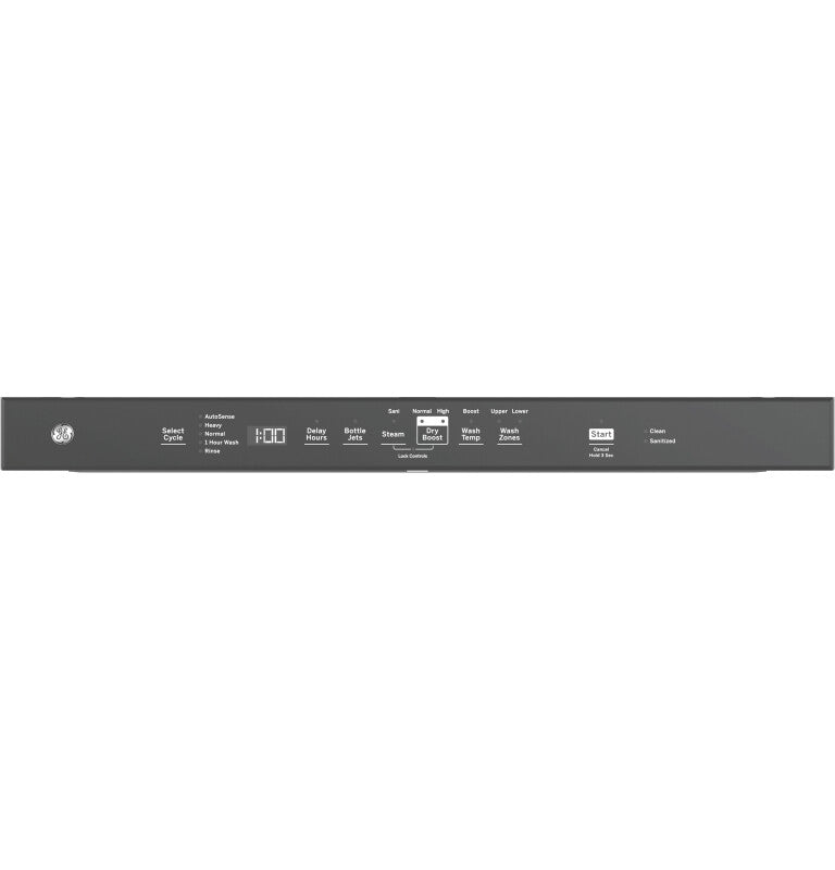 GE Fingerprint Resistant Top Control with Interior Dishwasher with Sanitize Cycle - Silver (GDT650SYVFS)