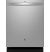 GE  Top Control with Stainless Steel Interior Dishwasher with Sanitize Cycle - Stainless Steel (GDT670SYVFS)