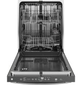 GE  Top Control with Stainless Steel Interior Dishwasher with Sanitize Cycle - Stainless Steel (GDT670SYVFS)