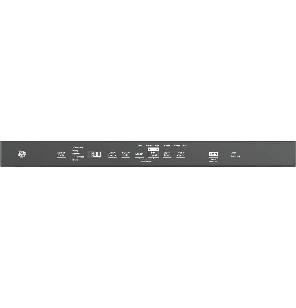 GE  Top Control with Stainless Steel Interior Dishwasher with Sanitize Cycle - Fingerprint Resistant Stainless (GDT670SYVFS)