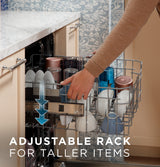 GE Top Control with Stainless Steel Interior Dishwasher with Sanitize Cycle - Stainless Steel (GDT670SYVFS)