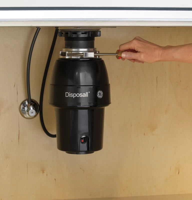 GE DISPOSALL 1/3 HP Continuous Feed Garbage Disposer Non-Corded - Black (GFC320N)