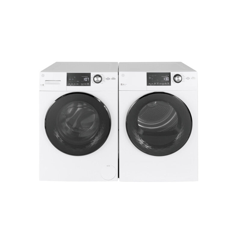 GE 24" 4.3 Cu.Ft. Front Load Vented Electric Dryer with Stainless Steel Basket - White (GFD14ESSNWW)
