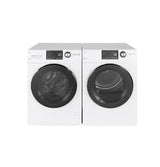 GE 24" 4.3 Cu.Ft. Front Load Vented Electric Dryer with Stainless Steel Basket - White (GFD14ESSNWW)