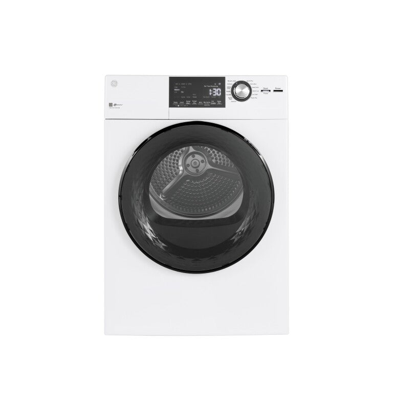 GE 24" 4.3 Cu.Ft. Front Load Vented Electric Dryer with Stainless Steel Basket - White (GFD14ESSNWW)