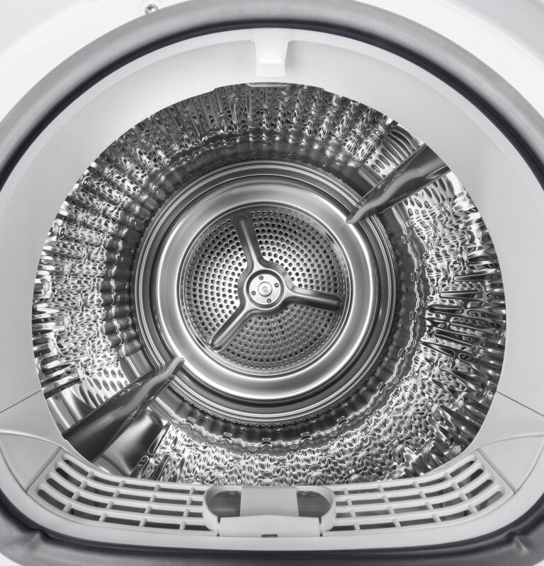GE  24" 4.3 Cu.Ft. Front Load Vented Electric Dryer with Stainless Steel Basket - White (GFD14ESSNWW)