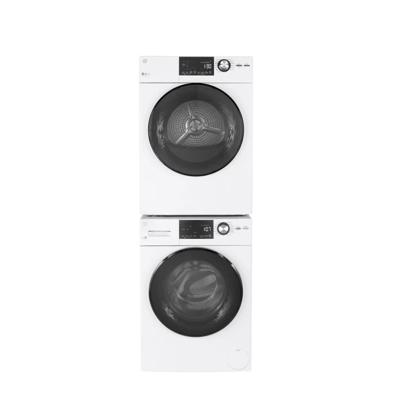 GE 24" 4.3 Cu.Ft. Front Load Vented Electric Dryer with Stainless Steel Basket - White (GFD14ESSNWW)