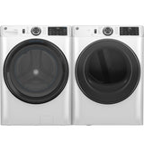 GE 7.8 cu. ft. Capacity Smart Front Load Electric Dryer with Sanitize Cycle - White (GFD55ESSNWW)