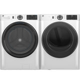 GE 7.8 cu. ft. Capacity Smart Front Load Electric Dryer with Sanitize Cycle - White (GFD55ESSNWW)