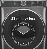 GE  7.8 cu. ft. Capacity Smart Front Load Gas Dryer with Sanitize Cycle - White (GFD55GSSNWW)