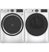 GE ENERGY STAR 7.8 cu. ft. Capacity Smart Front Load Gas Dryer with Sanitize Cycle - White (GFD55GSSNWW)