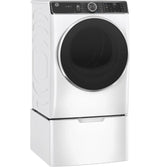 GE 7.8 cu. ft. Capacity Smart Front Load Gas Dryer with Steam and Sanitize Cycle -  (GFD85GSSNWW)