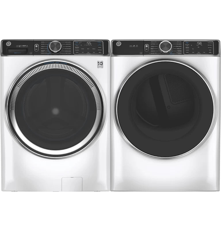 GE 7.8 cu. ft. Capacity Smart Front Load Gas Dryer with Steam and Sanitize Cycle -  (GFD85GSSNWW)