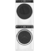GE 7.8 cu. ft. Capacity Smart Front Load Gas Dryer with Steam and Sanitize Cycle -  (GFD85GSSNWW)
