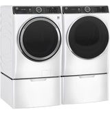 GE 7.8 cu. ft. Capacity Smart Front Load Gas Dryer with Steam and Sanitize Cycle -  (GFD85GSSNWW)