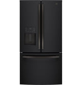 GE  25.7 Cu. Ft. French-Door Refrigerator - Fingerprint Resistant Black Slate (GFE26JEMDS)