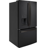 GE  25.7 Cu. Ft. French-Door Refrigerator - Fingerprint Resistant Black Slate (GFE26JEMDS)