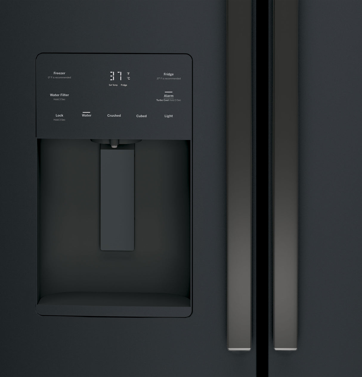 GE 25.7 Cu. Ft. French-Door Refrigerator - Black (GFE26JEMDS)