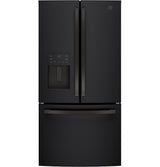 GE 25.7 Cu. Ft. French-Door Refrigerator - Black (GFE26JEMDS)