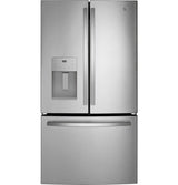GE 25.7 Cu. Ft. Fingerprint Resistant French-Door Refrigerator - Stainless Steel (GFE26JYMFS)
