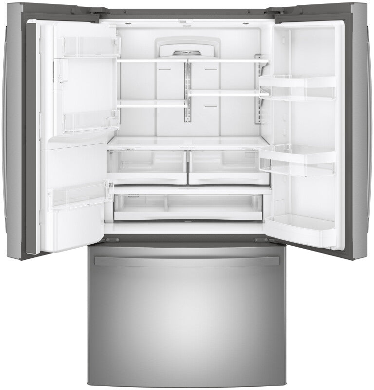 GE ENERGY STAR 27.7 Cu. Ft. Fingerprint Resistant French-Door Refrigerator - Gray (GFE28GYNFS)