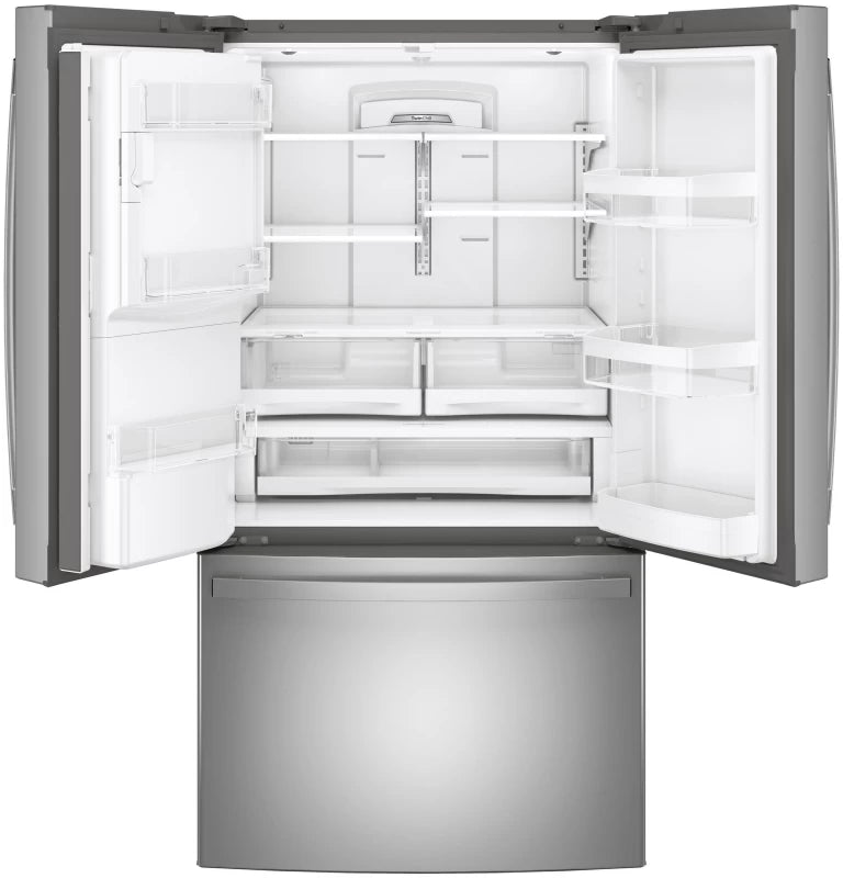 GE ENERGY STAR 27.7 Cu. Ft. Fingerprint Resistant French-Door Refrigerator - Gray (GFE28GYNFS)