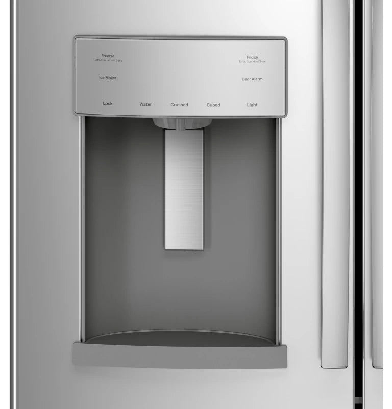 GE ENERGY STAR 27.7 Cu. Ft. Fingerprint Resistant French-Door Refrigerator - Gray (GFE28GYNFS)
