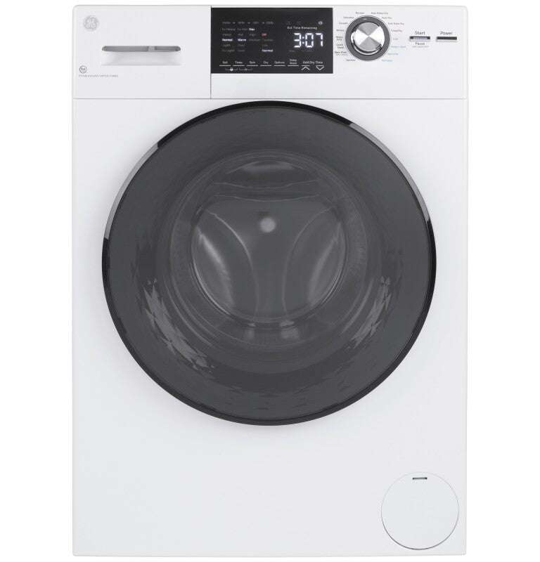 GE 24" 2.4 cu. ft.Capacity Front Load Washer/Condenser Dryer Combo - White (GFQ14ESSNWW)