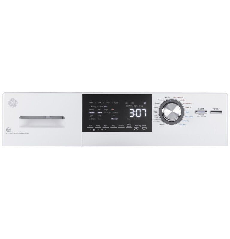 GE  24" 2.4 cu. ft.Capacity Front Load Washer/Condenser Dryer Combo - White (GFQ14ESSNWW)