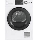 GE  24" 4.1 Cu.Ft. Front Load Ventless Condenser Electric Dryer with Stainless Steel Basket - White (GFT14ESSMWW)