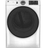 GE Long Vent 7.8 cu. ft. Capacity Smart Electric Dryer with Sanitize Cycle -  (GFV55ESSNWW)