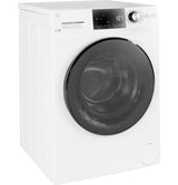 GE 24" 2.4 Cu. Ft. Front Load Washer with Steam - White (GFW148SSMWW)