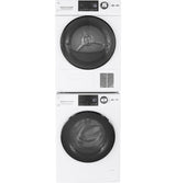 GE  24" 2.4 Cu. Ft. Front Load Washer with Steam - White (GFW148SSMWW)