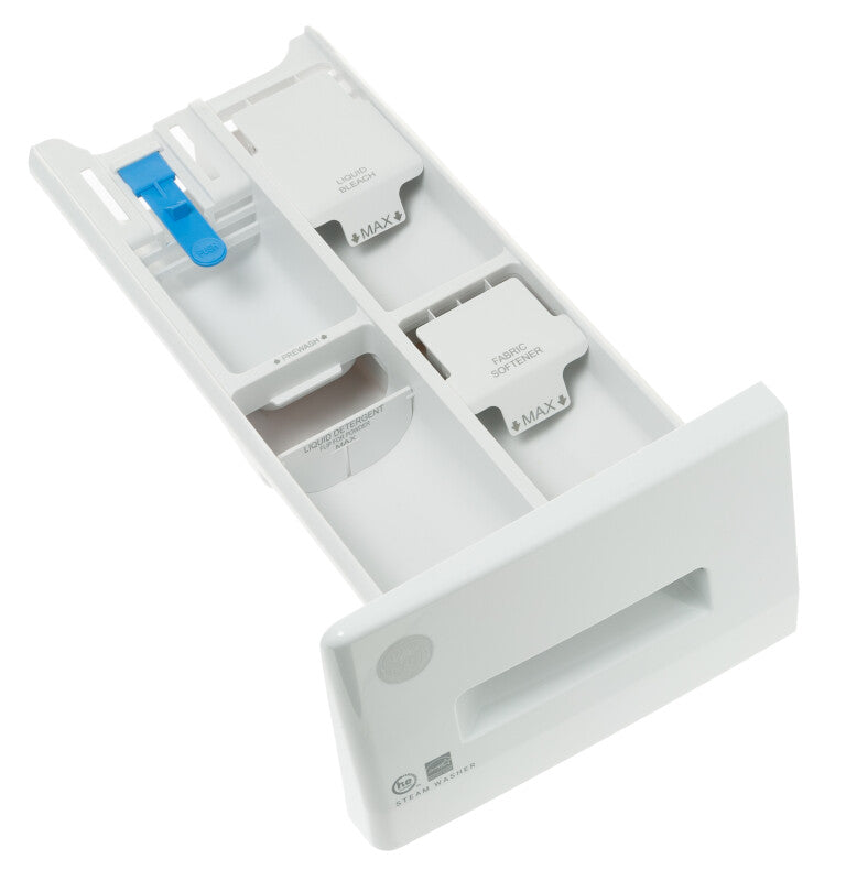 GE 24" 2.4 Cu. Ft. Front Load Washer with Steam - White (GFW148SSMWW)