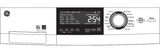GE  24" 2.4 Cu. Ft. Front Load Washer with Steam - White (GFW148SSMWW)