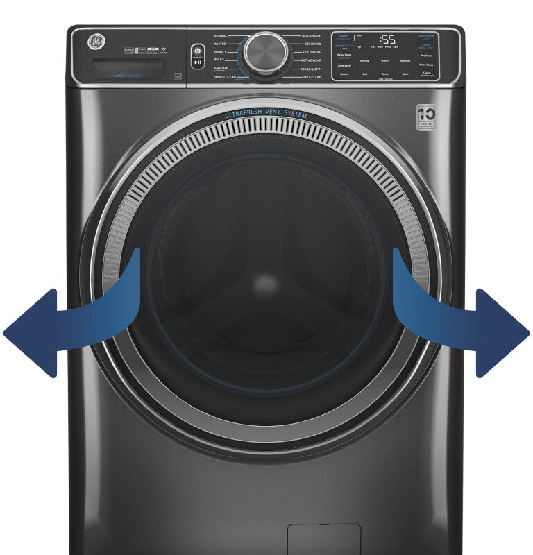 GE 4.8 cu. ft. Capacity Front Load Washer with OdorBlock™ - White (GFW550SSNWW)